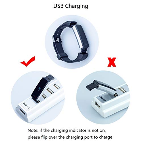 BIGGERFIVE Fitness Tracker Watch for Kids Girls Boys Teens, Activity Tracker, Pedometer, Calorie Sleep Monitor, Silent Alarm Clock, IP67 Waterproof Step Counter Watch