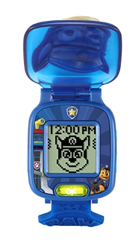 VTech PAW Patrol: Learning Watch Chase, Interactive and Educational Learning Clock Toy, Suitable for Boys and Girls 3, 4, 5, 6 Years, Blue, English Version