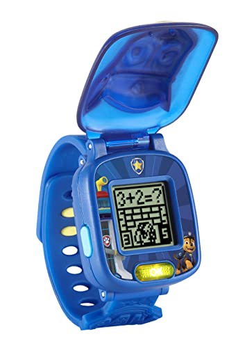 VTech PAW Patrol: Learning Watch Chase, Interactive and Educational Learning Clock Toy, Suitable for Boys and Girls 3, 4, 5, 6 Years, Blue, English Version