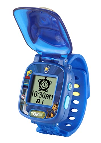 VTech PAW Patrol: Learning Watch Chase, Interactive and Educational Learning Clock Toy, Suitable for Boys and Girls 3, 4, 5, 6 Years, Blue, English Version