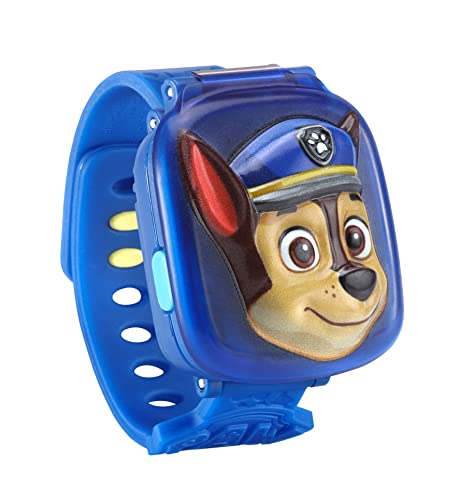 VTech PAW Patrol: Learning Watch Chase, Interactive and Educational Learning Clock Toy, Suitable for Boys and Girls 3, 4, 5, 6 Years, Blue, English Version