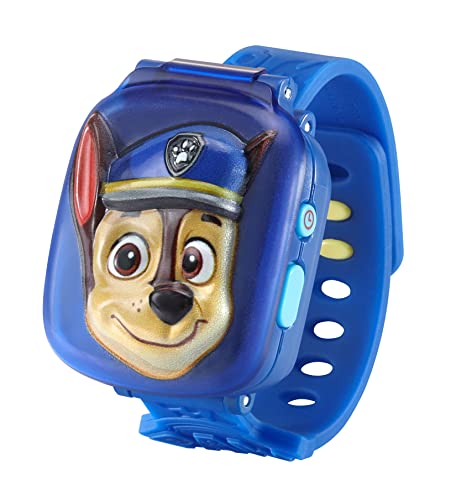VTech PAW Patrol: Learning Watch Chase, Interactive and Educational Learning Clock Toy, Suitable for Boys and Girls 3, 4, 5, 6 Years, Blue, English Version