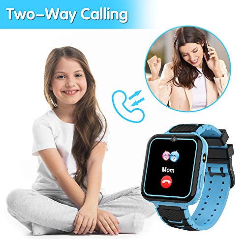 Kids Smart Watch, 16 Games Smart Watch for Kids with SOS Call Music Player Camera Calculator Recorder Alarm Clock[Built-in SD card], Kids Watch for Boys & Girls 4-12Y Christmas Birthday Gifts