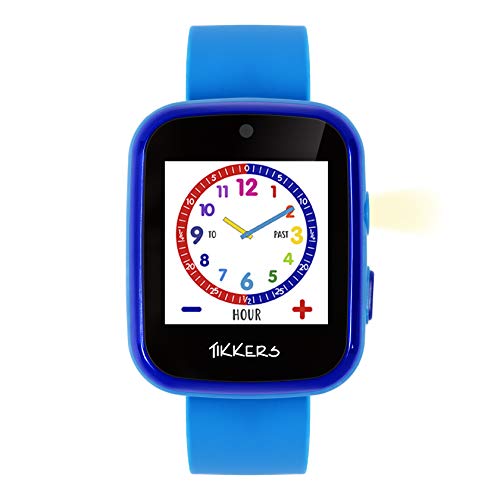 Tikkers Boy's Digital Quartz Watch with Rubber Strap ATK1084BLU AMZ