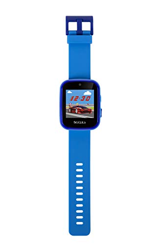 Tikkers Boy's Digital Quartz Watch with Rubber Strap ATK1084BLU AMZ