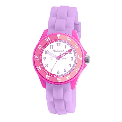 Tikkers Girl's Analog Quartz Watch with Silicone Strap ATK1087