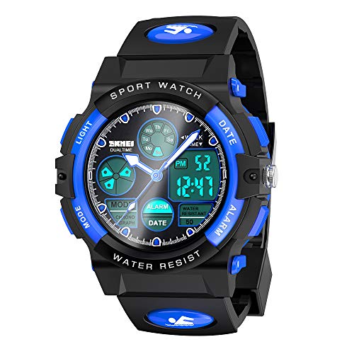 Hikidye Sport Watch Toys for 3-12 Year Old Boys, Kids Watches Birthday Easter Toys Gifts for 8-15 Year Old Boys Toys Age 6-12 Year Old Easter Gifts for Boys Girls Watches Boys Kids Digital Watch