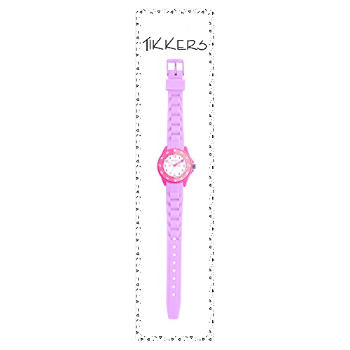 Tikkers Girl's Analog Quartz Watch with Silicone Strap ATK1087