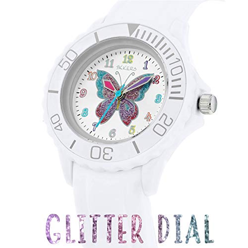 Tikkers Girls' Analogue Quartz Watch with Rubber Strap – TK0052