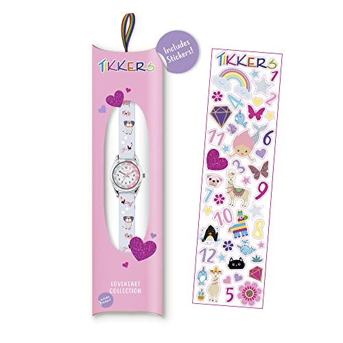 Tikkers Children's Puppy Dog Theme Time Teaching Watch - NTK0031