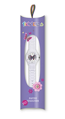 Tikkers Girls' Analogue Quartz Watch with Rubber Strap – TK0052