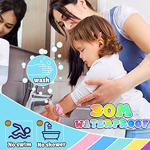 Kids Gift for Girls Age 3-9, Girls Watches for 3 4 5 6 7 Years Old Gifts for 4 5 6 7 8 Year Old Girls Birthday Girls for 3 4 5 6 7 8 Year Old Girls Unicorn Toys for Girls Xmas Toys for Kids - Pink