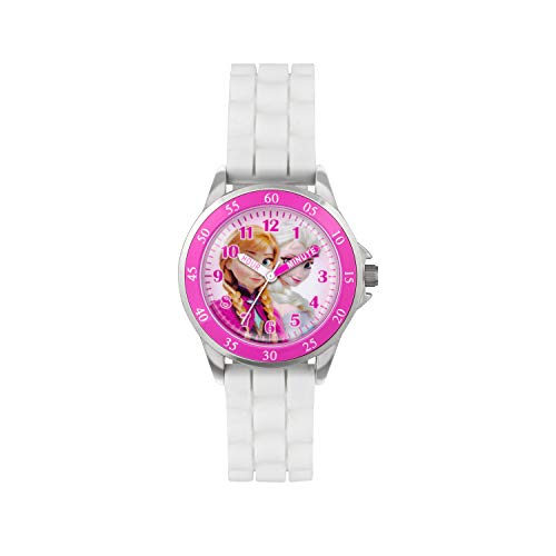 Frozen Kids' Time Teacher Quartz Watch with Rubber Strap – FZN3550