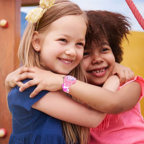 Kids Gift for Girls Age 3-9, Girls Watches for 3 4 5 6 7 Years Old Gifts for 4 5 6 7 8 Year Old Girls Birthday Girls for 3 4 5 6 7 8 Year Old Girls Unicorn Toys for Girls Xmas Toys for Kids - Pink
