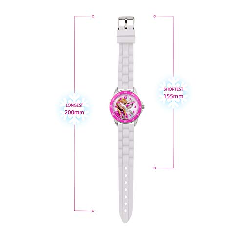 Frozen Kids' Time Teacher Quartz Watch with Rubber Strap – FZN3550