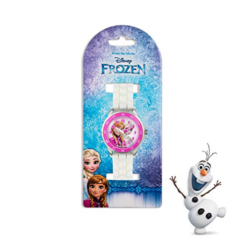 Frozen Kids' Time Teacher Quartz Watch with Rubber Strap – FZN3550