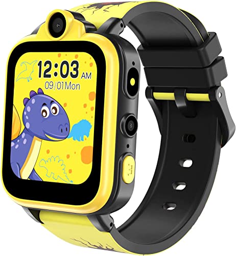Smart Watch for Kids Boy Girl -18 Puzzel Games, Two Cameras, Video, Music Player, Calculator, Alarm Clock, Class Mode, Pet, Sound Teacher, Kids Smart Watch for 4-12 Year Children Birthday Gifts