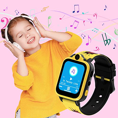 Smart Watch for Kids Boy Girl -18 Puzzel Games, Two Cameras, Video, Music Player, Calculator, Alarm Clock, Class Mode, Pet, Sound Teacher, Kids Smart Watch for 4-12 Year Children Birthday Gifts