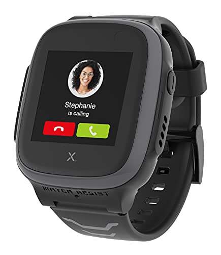 XPLORA X5 PLAY - Watch Phone for Children (4G) - Calls, Messages, Kids School Mode, SOS Function, GPS Location, Camera and Pedometer - (Subscription Required) (BLACK)
