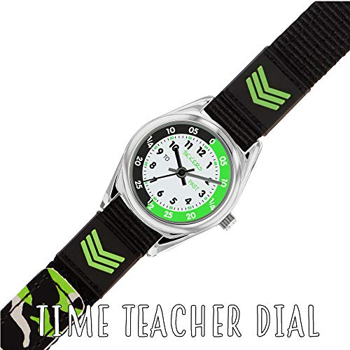 Tikkers Boys Analogue Quartz Watch with Textile Strap TK0154