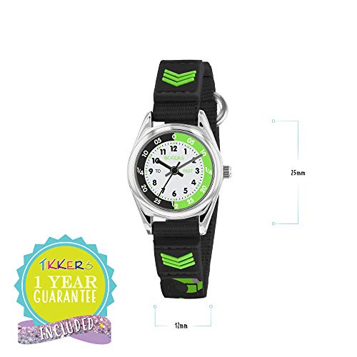 Tikkers Boys Analogue Quartz Watch with Textile Strap TK0154