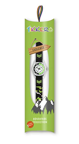 Tikkers Boys Analogue Quartz Watch with Textile Strap TK0154