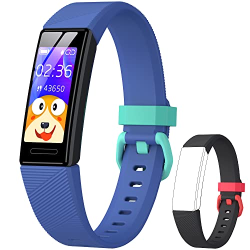 DIGEEHOT Kids Fitness Tracker, IP68 Waterproof Kids Activity Tracker Watch with Heart Rate Monitor, Sleep Monitor, 11 Sports Modes Fitness Watch with Pedometer, Calorie, Alarm,Gift for Kids Boys Girls