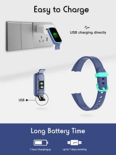 DIGEEHOT Kids Fitness Watch, Activity Tracker Kids Smart Watch with Heart Rate Monitor, Sleep Monitor, 11 Sports Modes Fitness Tracker with Pedometer, Calorie, Alarm