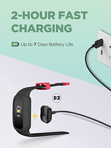 BIGGERFIVE Vigor 2 L Kids Fitness Tracker Watch for Boys Girls Ages 5-15, IP68 Waterproof, Activity Tracker, Pedometer, Heart Rate Sleep Monitor, Calorie Step Counter Watch, Black