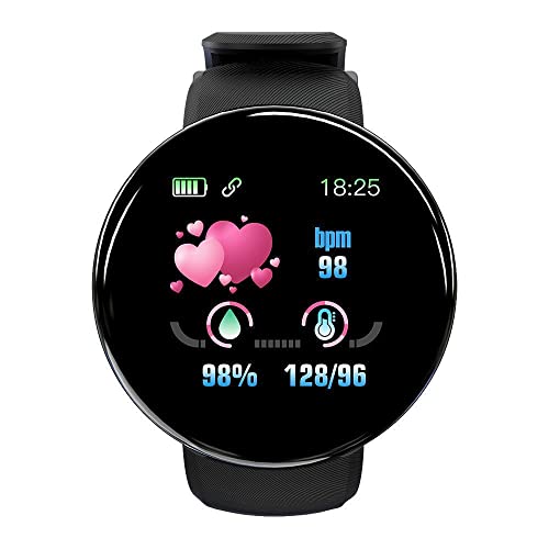 Smart Watch Fitness Tracker Blood Pressure Heart Rate Monitor Fully Touch Screen Smartwatch Men Women boys girls Kids Sport Watches IP67 Compatible with iPhone, Samsung, Huawei, Xiaomi, Android