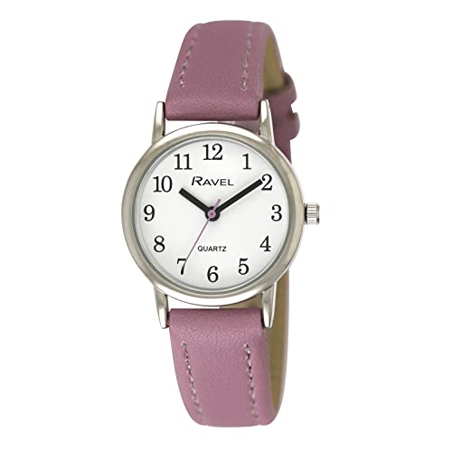 Ravel - Women's Pastel Coloured Everyday Watch (36mm case) - Analogue Quartz - R0137.07.1 - Purple/Silver Tone