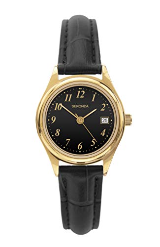 Sekonda Womens Analogue Classic Quartz Watch with Leather Strap 2899