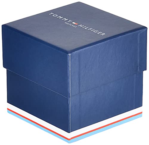 Tommy Hilfiger Analogue Multifunction Quartz Watch for Men with Navy Blue Silicone Bracelet - 1791721