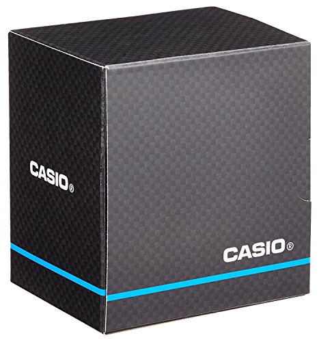 Casio Men's Watch in Resin/Acrylic Glass with Neo Display & Buckle - Water Resistant to 50 m
