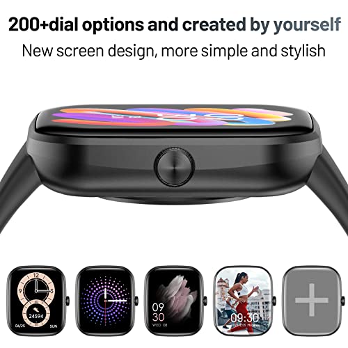 ASWEE Smart Watch, Fitness Tracker with 24/7 Blood Pressure and Heart Rate Monitors, Fitness Watch with IP68 Waterproof, 1.69" HD Large Screen Smartwatch Compatible with IOS Android
