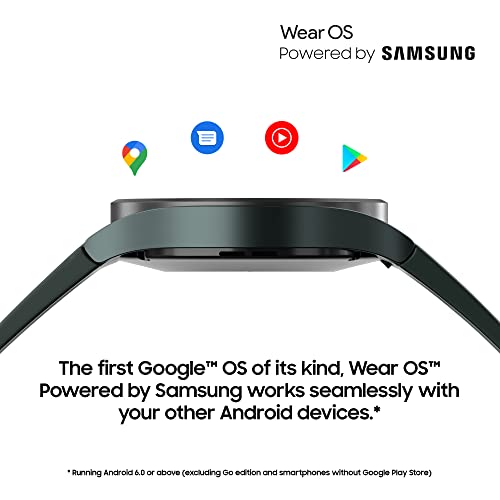 Samsung Galaxy Watch4 40mm Bluetooth Smart Watch, 3 Year Manufacturer Warranty, Black (UK Version)