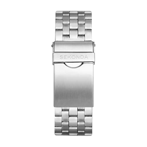 Sekonda Men's Quartz Watch with Chronograph Display and Stainless Steel Bracelet