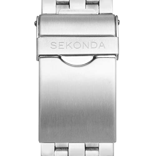 Sekonda Men's Quartz Watch with Chronograph Display and Stainless Steel Bracelet