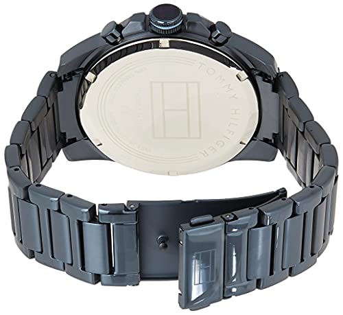 Tommy Hilfiger Analogue Multifunction Quartz Watch for Men with Blue Stainless Steel Bracelet - 1791560