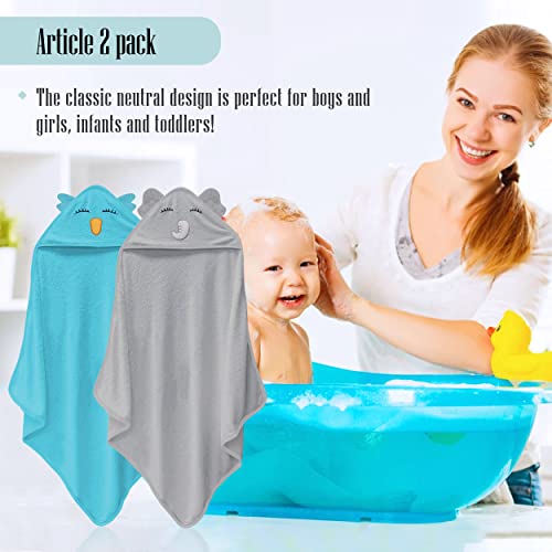 Bamboo Hooded Baby Towel and Washcloth Set