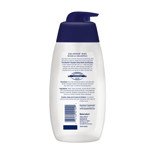 Aquaphor Tear-Free Baby Shampoo & Body Wash
