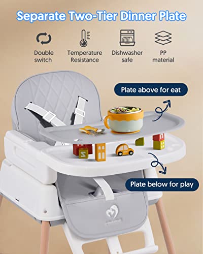 Bellababy Convertible High Chair for Babies & Toddlers