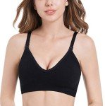 5-Pack Wireless Deep V Neck Nursing Bra