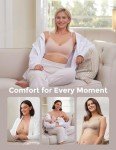Momcozy Seamless Nursing Bra for Comfortable Breastfeeding