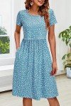 Floral Maternity Nursing Dress for Summer