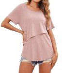 Ekouaer 3 Pack Nursing Tees for Moms