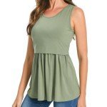 Maternity Nursing Tank Tops - Sleeveless & Stylish