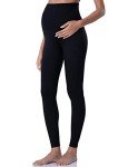 Maternity Belly Leggings for Active Moms - Black