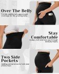 Maternity Leggings with Pockets for Expecting Moms