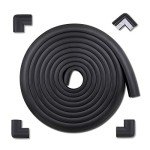 Baby Proofing Edge Corner Guards - 16.2ft Black
